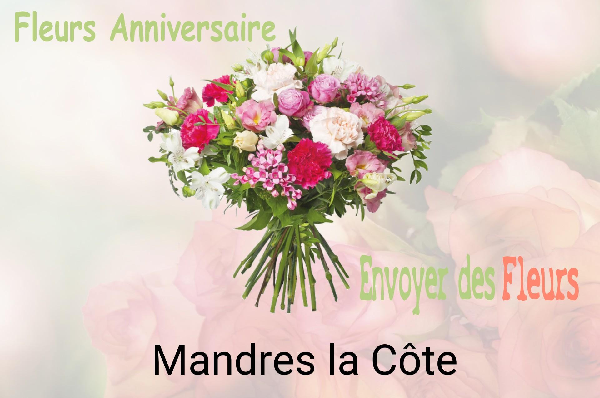 Bouquet de fleurs d’anniversaire livré à Mandres-la-Côte