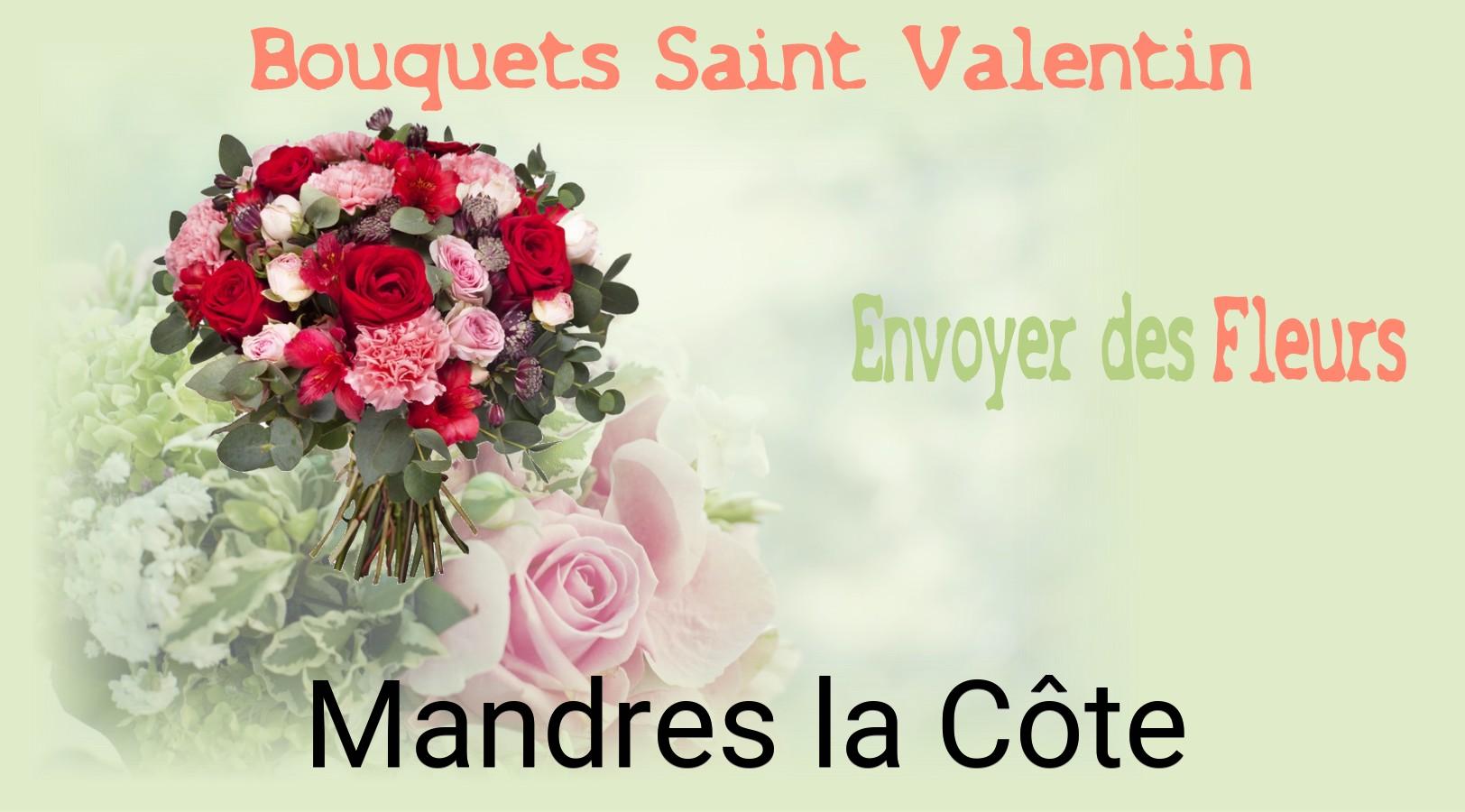 Roses de Saint-Valentin livrées à Mandres-la-Côte